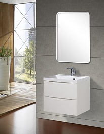 BelBagno Тумба с раковиной MARINO 600 Bianco Lucido – фотография-4