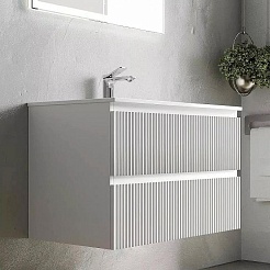 Sancos Тумба с раковиной Snob R 80 bianco – фотография-6