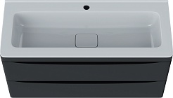 Vivon Тумба под раковину Ostin 90 подвесная черная матовая – фотография-2