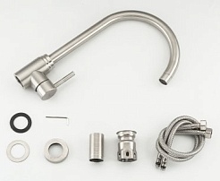 Frap Смеситель для кухни F41899-1 сатин – фотография-2