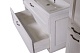 ASB-Woodline Мебель для ванной Прато 100 белый, патина серебро, массив ясеня – картинка-20