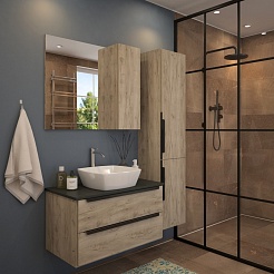 Teymi Раковина накладная в ванную Kati 43 белая T50701 – фотография-9