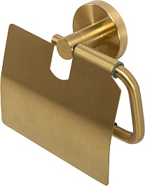 Cezares Держатель туалетной бумаги Relax RELAX-PH-BORO брашированное золото – фотография-1