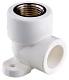 Политэк Угольник PPR белый с креплением ВР 20 х 1/2" (437408) – фотография-5