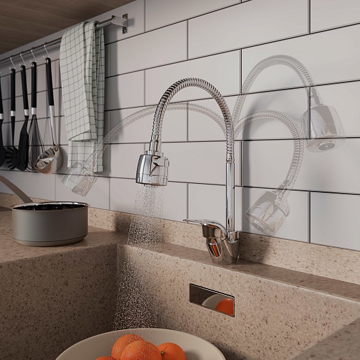 Milardo Смеситель для кухни Meal M05SB2FM05 – картинка-5