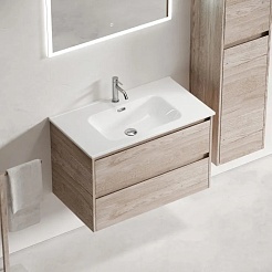 Sancos Тумба под раковину Libra 90 дуб галифакс натуральный – фотография-2