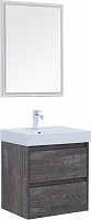 Aquanet Мебель для ванной Nova Lite 60 подвесная дуб серый