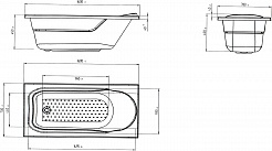 Poseidon Акриловая ванна Mila 160x70 – фотография-3