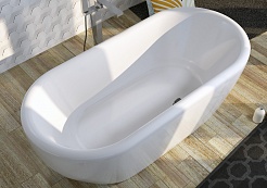 Riho Акриловая ванна DUA белая панель – фотография-3