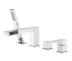 Aquatek Смеситель на борт ванны Либра AQ1648CR хром – фотография-1