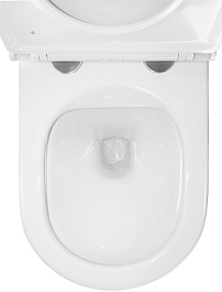 Azario Унитаз подвесной Teramo AZ-0053 безободковый белый – фотография-11