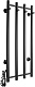 Domoterm Полотенцесушитель электрический Танго DMT 109-V4 36x92 ЧРН EK L черный – фотография-6
