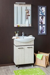 Sanflor Мебель для ванной Толедо 60 венге, орегон – фотография-7
