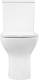 Azario Унитаз-компакт Fresco AZ-8302 безободковый с бачком с сиденьем микролифт белый – фотография-4