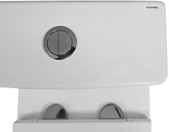 Azario Унитаз-моноблок Eagle AZ-80673 безободковый с бачком с сиденьем микролифт белый – фотография-13