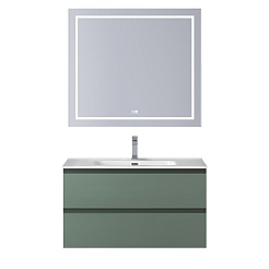 BelBagno Тумба с раковиной Kraft 80 подвесная Еловый матовый – фотография-13