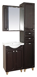 Misty Пенал для ванной Александра 35 L венге с б/к – фотография-2