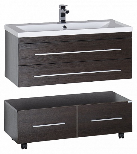 Aquanet Тумба подкатная "Нота 100" венге – фотография-6