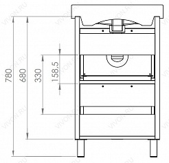 Aquanet Мебель для ванной "Гретта 60" 2 ящика  (177034) – фотография-3