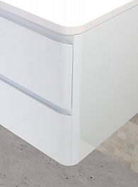 BelBagno Тумба под раковину Albano 90 подвесная Bianco Lucido – фотография-8