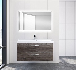 BelBagno Тумба с раковиной AURORA 1000 Pino Pasadena, ручки хром – фотография-2