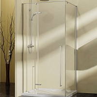 Vincea Душевой уголок Slim-N 100x100 VSR-5SN1010CL профиль хром стекло прозрачное