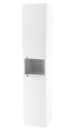 Зов Шкаф-пенал Дион 30 матовый белый – фотография-1