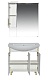 Misty Мебель для ванной Престиж 80 L белая/золотая патина – картинка-22