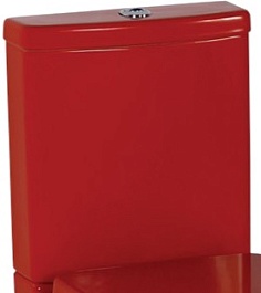 Creavit Бачок Lara LR410.7 красный – фотография-1