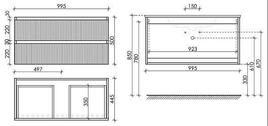 Sancos Мебель для ванной Snob T 100 doha soft – фотография-8