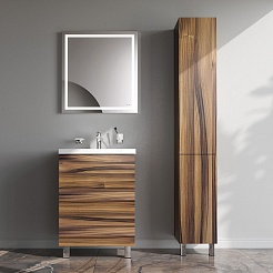 Am.Pm Тумба под раковину Gem 60 орех – фотография-8