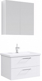 Aqwella Мебель для ванной Манчестер 80 подвесная, зеркало-шкаф – фотография-1
