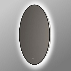 Vincea Зеркало 80x80 VLM-3DE800B с ореольной подсветкой черное – фотография-2