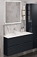 Aquanet Мебель для ванной Алвита New 100 Flat подвесная антрацит матовый – фотография-36