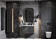 Акватон Мебель для ванной Сохо 75 L подвесная дуб веллингтон/графит софт – фотография-22