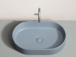 Ceramicanova Мебельная раковина Element 60 CCN6048MHL серо-голубой матовый – фотография-7