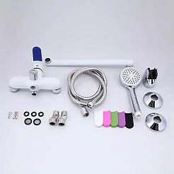 Frap Смеситель для ванны H34 F2234 белый/хром – фотография-2