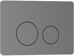 Ceruttispa Клавиша смыва CR04GG темная сталь – фотография-1