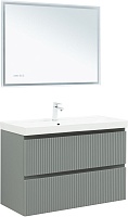 Aquanet Мебель для ванной Джейн (Flat) 100 Flash подвесная мисти грин матовый