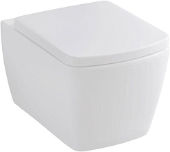 Allen Brau Унитаз подвесной Liberty 4.33004.20 белый с крышкой 4.33006.20 – фотография-1