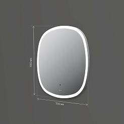 Am.Pm Зеркало Func 55 с подсветкой – фотография-10