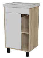 Mixline Тумба под раковину Милтон 50 дуб сонома/белый