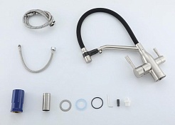 Frap Смеситель для кухни F4397-5 сатин – фотография-2