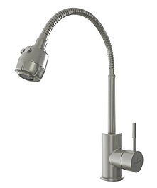 Mixline Смеситель для кухни 35k MLSS-0302 сталь – фотография-1