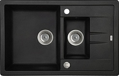 Iddis Мойка гранитная Vane G V16B785i87 черная – фотография-1