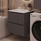 Aquanet Мебель для ванной Джейн 2.0 60 Flat подвесная графит матовый – картинка-35