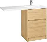 Акватон Тумба с раковиной Лондри 60 R дуб сантана