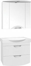 Style Line Мебель для ванной Жасмин-2 76 Люкс белая – фотография-1