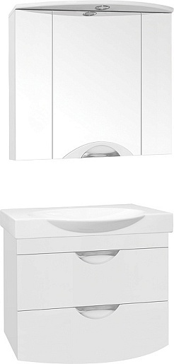 Style Line Мебель для ванной Жасмин-2 76 Люкс белая – фото-1