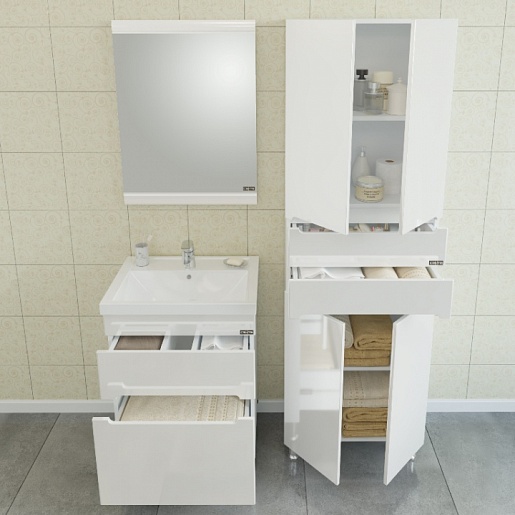 СанТа Мебель для ванной Лондон 60 напольная – картинка-5